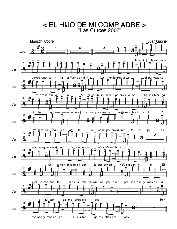 La imagen puede contener una previsualizacion de una partitura